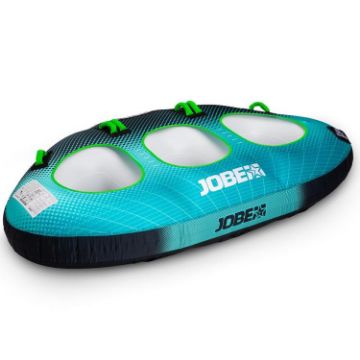 Guests Enjoying The Jobe Sports Rumble 3 Towable Tube On The Ocean, Classic Donut Tube. Hours Of Fun For Guests. Super-Easy To Climb Back Into. Fast Inflate And Connect. 3 Year Warranty.