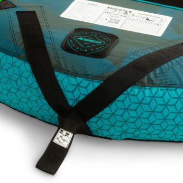 Detailed Close-Up Of The Heavy-Duty Marine Grade Materials And Construction Of The Jobe Sports Compound 3 Towable Tube Towable Inflatable