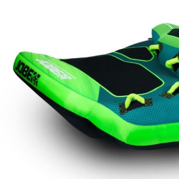 The Jobe Sports Rodeo 2 Towable Tube Towable Inflatable Arranged On A Superyacht Beach Club Platform