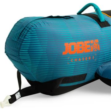 Guests Enjoying The Jobe Sports Chaser 2 Towable Tube On The Ocean, Classic Banana-Boat Style. Hours Of Fun For Any Type Of Guest. Super-Easy To Climb Back Into. Fast Inflate And Connect. 3 Year Warranty.