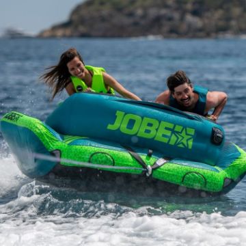 Close-Up Of The Premium Yacht Grade Features Of The Jobe Sports Binar 2 Towable Tube Towable Inflatable