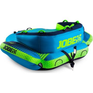 Crew Demonstrating The Compact Footprint And Easy Storage Of The Jobe Sports Binar 2 Towable Tube Towable Inflatable