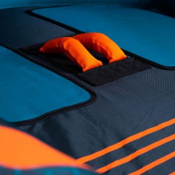 Crew Demonstrating The Compact Footprint And Easy Storage Of The Jobe Sports Proton 2 Towable Tube Towable Inflatable