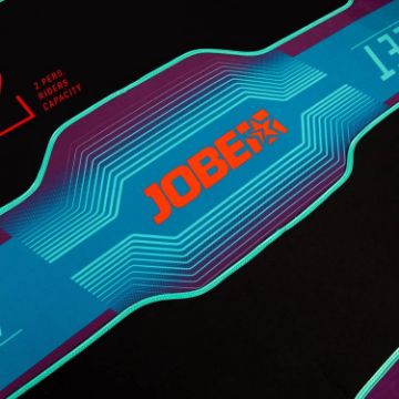 Crew Demonstrating The Compact Footprint And Easy Storage Of The Jobe Sports Droplet 2 Towable Tube Towable Inflatable