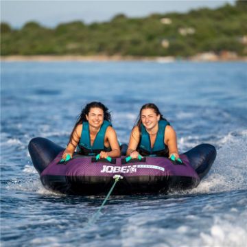 Close-Up Of The Premium Yacht Grade Features Of The Jobe Sports Scout 2 Towable Tube Towable Inflatable