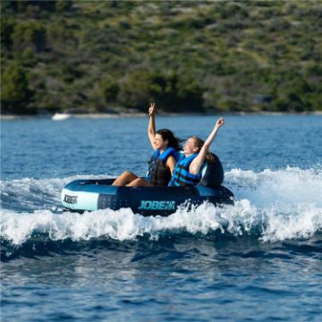 Detailed Close-Up Of The Heavy-Duty Marine Grade Materials And Construction Of The Jobe Sports Proton 2 Towable Tube Towable Inflatable