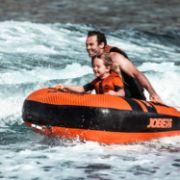 Close-Up Of The Premium Yacht Grade Features Of The Jobe Sports Tribal 2 Towable Tube Towable Inflatable