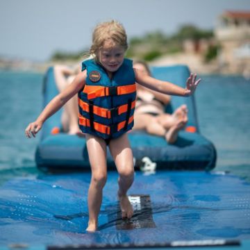 The Jobe Sports Manta Platform Arranged On A Superyacht Beach Club Platform
