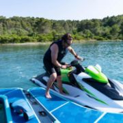 Jobe Sports Infinity Jetski Dock Platform, Premium Marine Water Sports Gear Packed Neatly For Compact Superyacht Storage