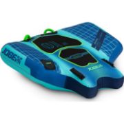 Guests Enjoying The Jobe Sports Airstream 1 Towable Tube On The Ocean, Top-Rated For Thrills And Stability. Light And Easy To Store And Maneuver On Deck. Durable, Fun, And Built To Last. 3 Year Warranty.