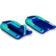 Detailed Close-Up Of The Heavy-Duty Marine Grade Materials And Construction Of The Jobe Sports Shark 1 Towable Tube Towable Inflatable
