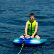 Profile View Showing The Sleek Engineering And Premium Design Of The Jobe Sports Shark 1 Towable Tube Towable Inflatable