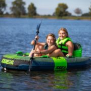 Charter Guests Enjoying The Trooper Towable Tube, High-End Water Sports Equipment From Yacht Toys™