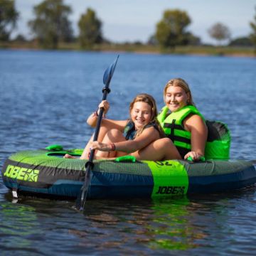 Charter Guests Enjoying The Trooper Towable Tube, High-End Water Sports Equipment From Yacht Toys™