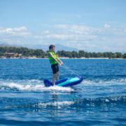 Jobe Sports Shark 1 Towable Tube Towable Inflatable, Premium Marine Water Sports Gear Packed Neatly For Compact Superyacht Storage