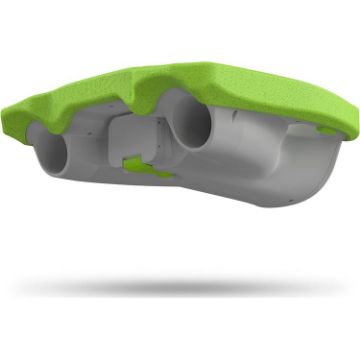 Close-Up Of The Premium Yacht Grade Features Of The Jobe Sports Flux Kickboard Water Sled