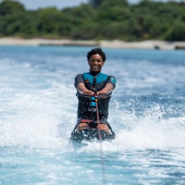 Charter Guests Enjoying The Slash, High-End Water Sports Equipment From Yacht Toys™