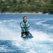 Charter Guests Enjoying The Slash, High-End Water Sports Equipment From Yacht Toys™