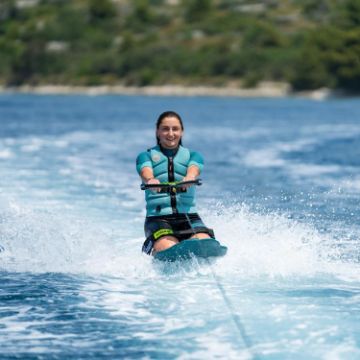 Charter Guests Enjoying The Slash, High-End Water Sports Equipment From Yacht Toys™