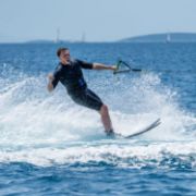 Profile View Showing The Sleek Engineering And Premium Design Of The Jobe Sports Mode Water Skis