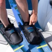 Profile View Showing The Sleek Engineering And Premium Design Of The Jobe Sports Allegre 67 Water Skis