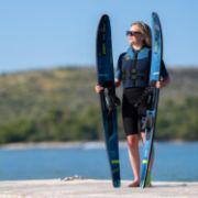 Jobe Sports Mode Water Skis, Premium Marine Water Sports Gear Packed Neatly For Compact Superyacht Storage