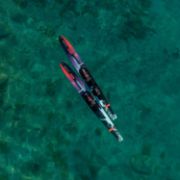 Jobe Sports Allegre 67 Water Skis, Premium Marine Water Sports Gear Packed Neatly For Compact Superyacht Storage