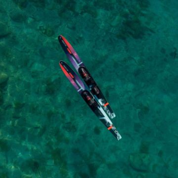 Jobe Sports Allegre 67 Water Skis, Premium Marine Water Sports Gear Packed Neatly For Compact Superyacht Storage