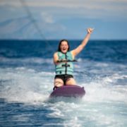The Jobe Sports Stimmel Hybrid Board Arranged On A Superyacht Beach Club Platform
