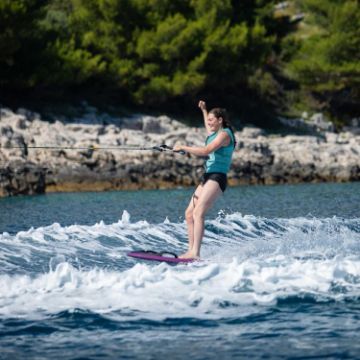 Charter Guests Enjoying The Stimmel, High-End Water Sports Equipment From Yacht Toys™