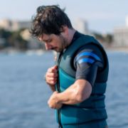 Charter Guests Enjoying The Perth 3/2Mm, High-End Water Sports Equipment From Yacht Toys™