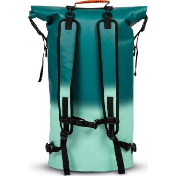 Guests Enjoying The Jobe Sports Waterproof Dry Bag On The Ocean, Ultra Strong. Thick 420D Tpu Construction. 2 Separate Closures. 4 X Caribiners To Attach To Sup. Comfortable Shoulder Strap. Welded Seams. 2 Year Warranty.