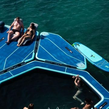 YACHT TOYS - OASIS COLLECTION SANTORINI PLATFORM SET BLUE SET-4