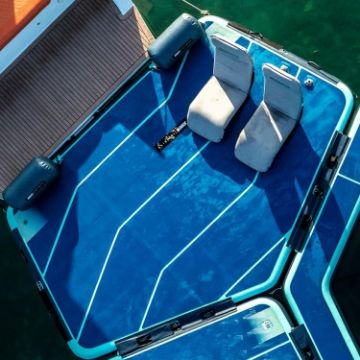 YACHT TOYS - OASIS COLLECTION BERMUDA PLATFORM SET BLUE SET-6
