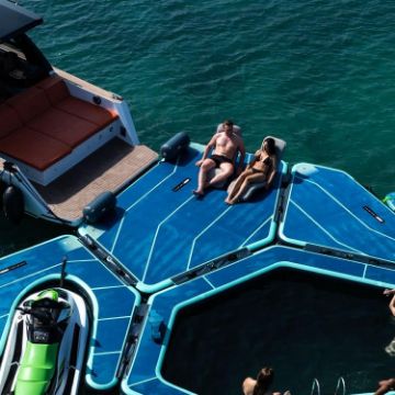 YACHT TOYS - OASIS COLLECTION ANTIBES PLATFORM SET BLUE SET-5