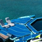 Close-Up Of The Premium Yacht Grade Features Of The Yacht Toys Oasis Collection Antigua Platform Set