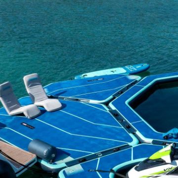 YACHT TOYS - OASIS COLLECTION ANTIGUA PLATFORM SET BLUE SET-5