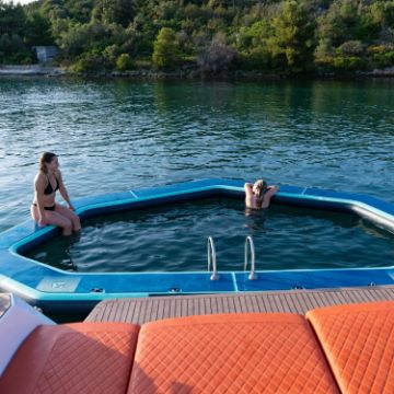 YACHT TOYS - OASIS COLLECTION FORMENTERA PLATFORM SET BLUE SET-9