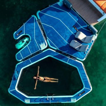 YACHT TOYS - OASIS COLLECTION MEXICO PLATFORM SET BLUE SET-8