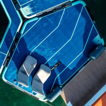 YACHT TOYS - OASIS COLLECTION MONACO PLATFORM SET BLUE SET-8