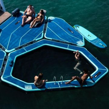 YACHT TOYS - OASIS COLLECTION ANTIBES PLATFORM SET BLUE SET-9
