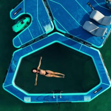 YACHT TOYS - OASIS COLLECTION FORMENTERA PLATFORM SET BLUE SET-10