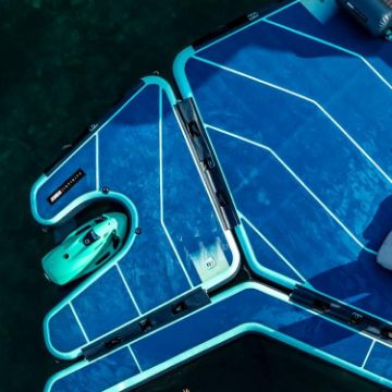 YACHT TOYS - OASIS COLLECTION IBIZA PLATFORM SET BLUE SET-10