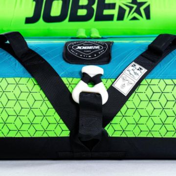 Yacht Crews Quickly And Easily Deploying The Premium Binar Towable 4 Towable Tube Towable Inflatable From The Swim Platform