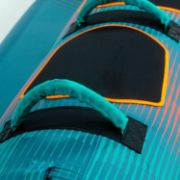Yacht Crews Quickly And Easily Deploying The Premium Chaser Towable 4P Towable Inflatable From The Swim Platform