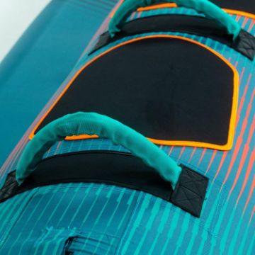 Yacht Crews Quickly And Easily Deploying The Premium Chaser Towable 4P Towable Inflatable From The Swim Platform