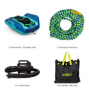 The Yacht Toys Airstream 1 Bundle Towable Inflatable Package, A Luxury Marine Water Toy By Yacht Toys™