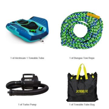 YACHT TOYS - AIRSTREAM 1 BUNDLE TOWABLE BUNDLE TEAL 1P-1