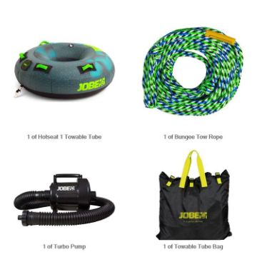 YACHT TOYS - HOTSEAT 1 BUNDLE TOWABLE BUNDLE GREY 1P-1