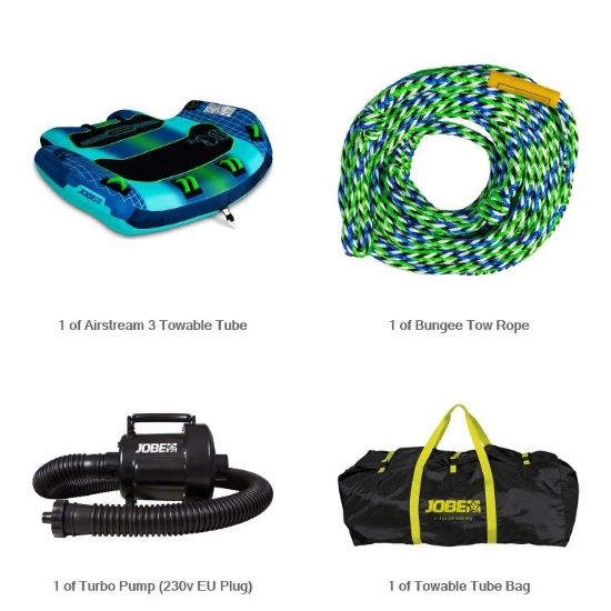 The Yacht Toys Airstream 3 Bundle Towable Inflatable Package, A Luxury Marine Water Toy By Yacht Toys™